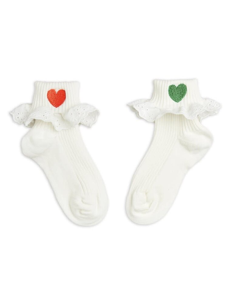 mini rodini Mini Rodini -Hearts lace socks