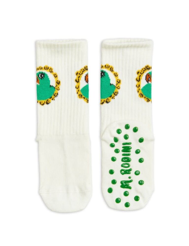 mini rodini Mini Rodini -Parrot 1-pack anti-slip socks