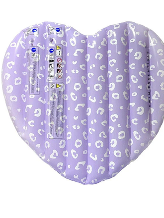 Swim Essentials Hart Luchtbed Lila Panterprint Swim Essentials Hart Luchtbed Lila Panterprint