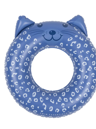 Swim Essentials Dier Zwemband Blauw Panterprint Ø 55 cm Swim Essentials Dier Zwemband Blauw Panterprint Ø 55 cm
