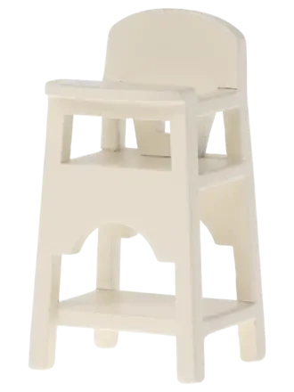 Maileg Maileg - High chair, mouse - off white