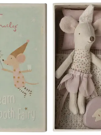 Maileg Maileg - Tooth fairy mouse, little sister in matchbox Maileg Maileg - Tooth fairy mouse, little sister in matchbox