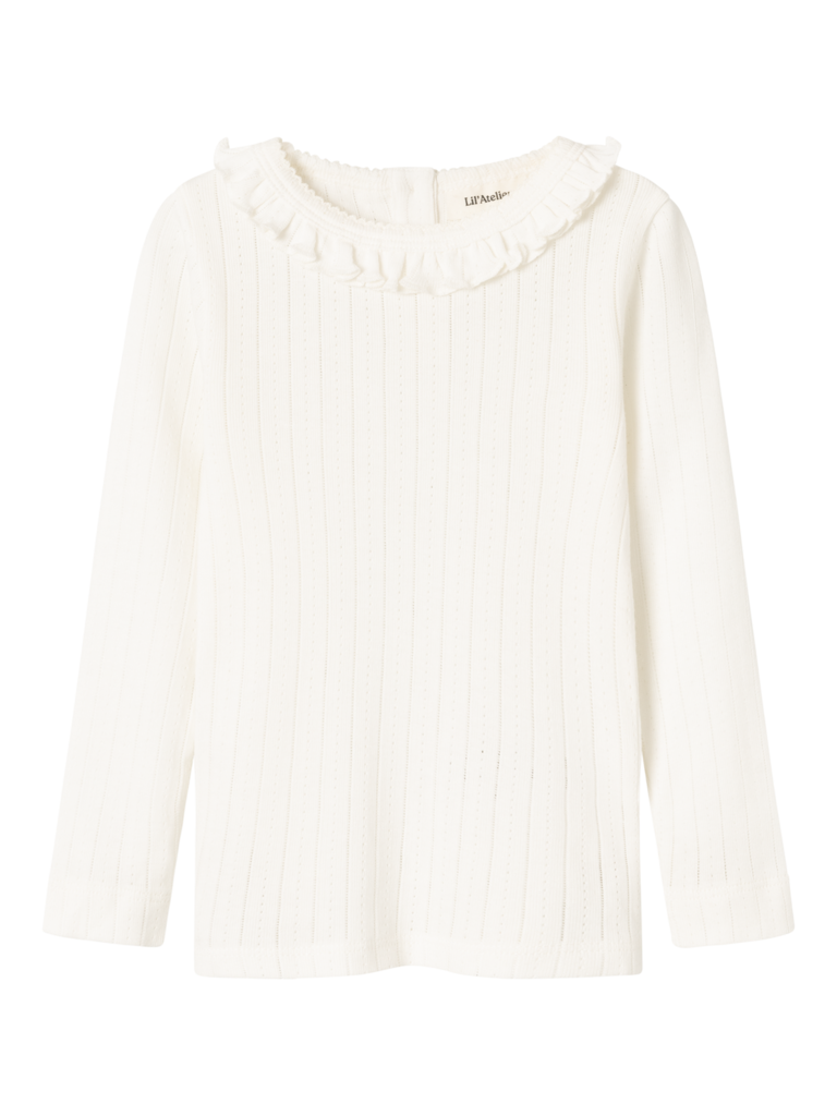 Lil' Atelier Lil Atelier - Rachel nis ls shirt coconut milk