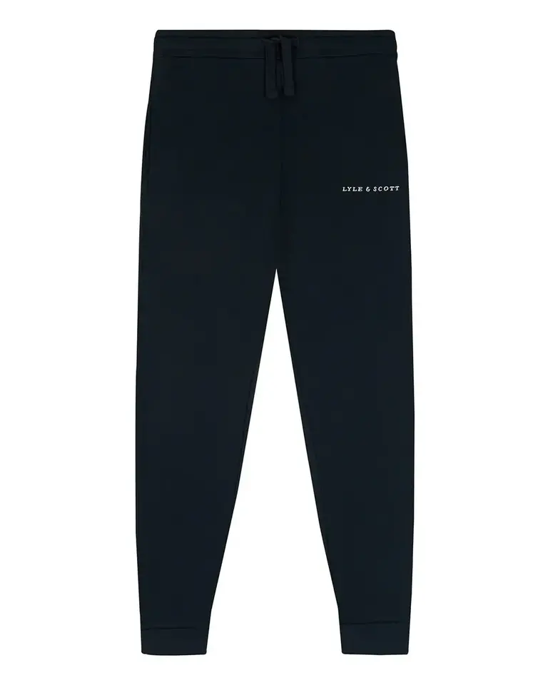 Lyle & Scott Lyle&scott -script embroid pants dark navy