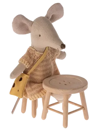 Maileg Maileg - Table and stool set Maileg Maileg - Table and stool set