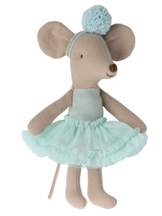 Maileg Maileg  -Ballerina mouse, Little sister - Light mint Maileg Maileg  -Ballerina mouse, Little sister - Light mint
