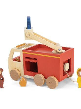 Trixie trixie - Houten brandweerwagen Trixie trixie - Houten brandweerwagen