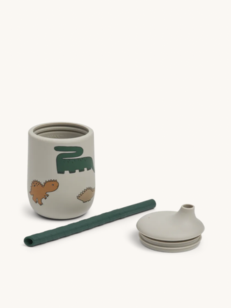 Liewood Liewood - ELLIS PRINTED SIPPY CUP Dinosaurs/mist