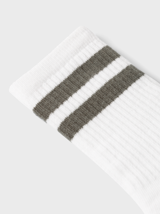 Name It Name it - sport sock streep wit/tea leaf