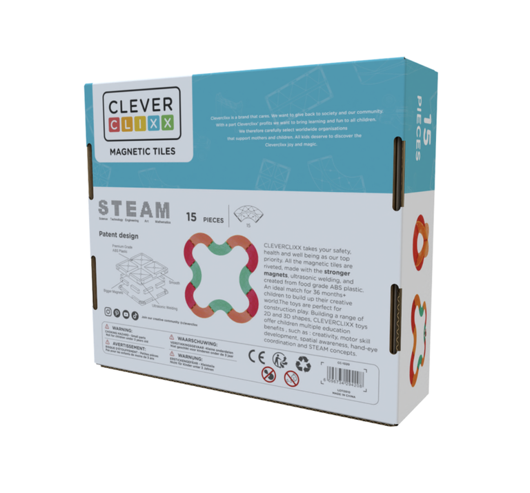 Cleverclixx Cleverclixx - Race track add-on curves intense 15 pieces