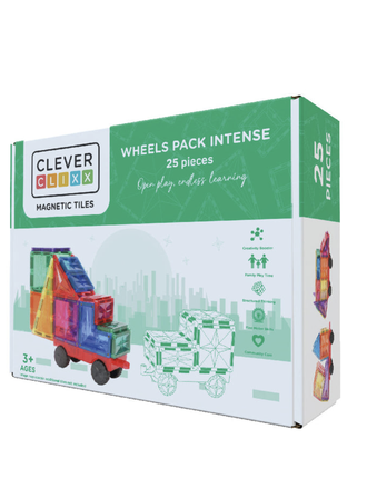 Cleverclixx Cleverclixx - Wheels pack intense 25 pieces Cleverclixx Cleverclixx - Wheels pack intense 25 pieces