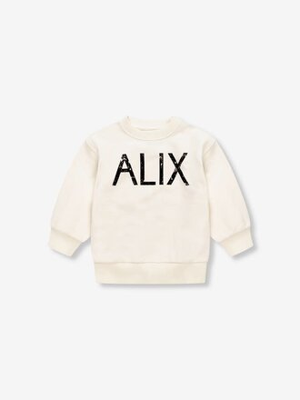 Alix the label Alix mini - kids knitted ALIX sweater White