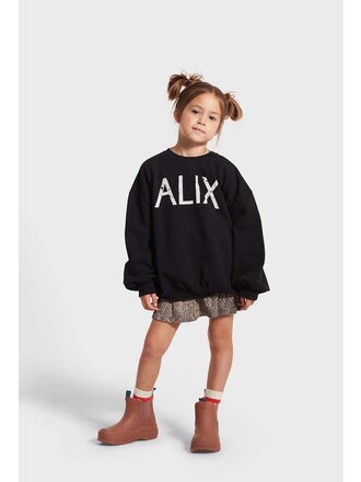 Alix the label Alix mini - kids knitted ALIX sweater black