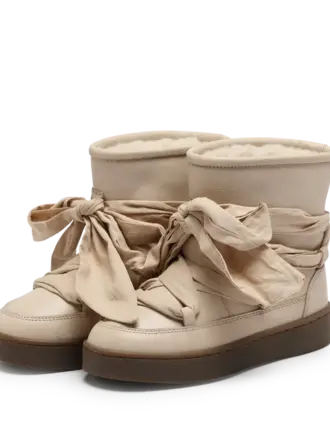 Donsje Amsterdam Donsje -Ganza Boots | Ivory Leather Donsje Amsterdam Donsje -Ganza Boots | Ivory Leather