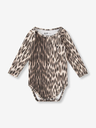 Alix the label Alix min - Baby animal rib romper Alix the label Alix min - Baby animal rib romper