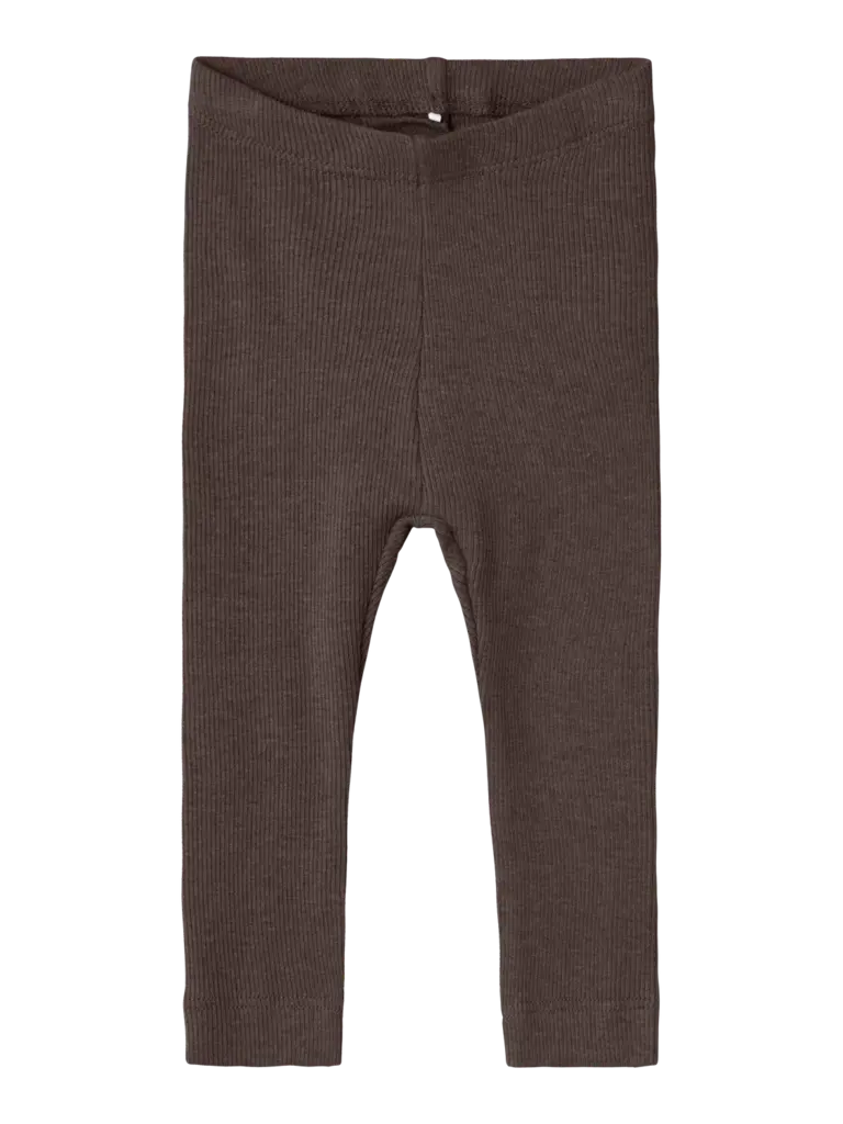 Name It Name it - Basic rib legging bracken