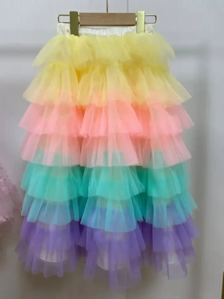 ratatam Ratatam -Multicolor Frills Skirt