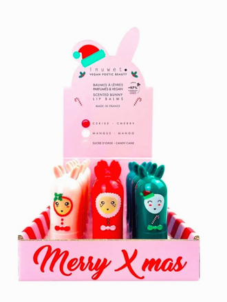 inuwet INUWET LIPPENBALSEM - KONIJNTJE XMAS CHERRY
