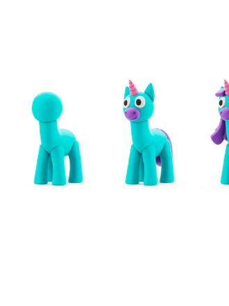 Hey Clay Hey Clay - Rainy  rainbow unicorn Hey Clay Hey Clay - Rainy  rainbow unicorn
