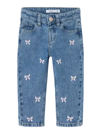 Name It Name it - Bella mom jeans Blue bow