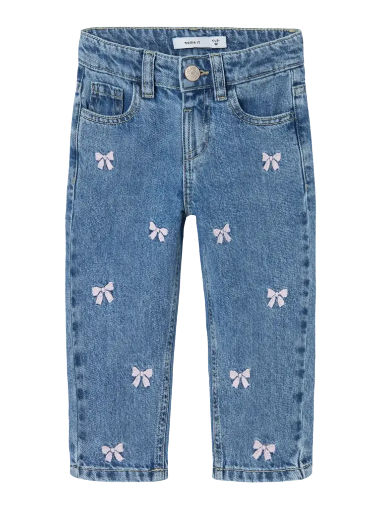 Name It Name it - Bella mom jeans Blue bow