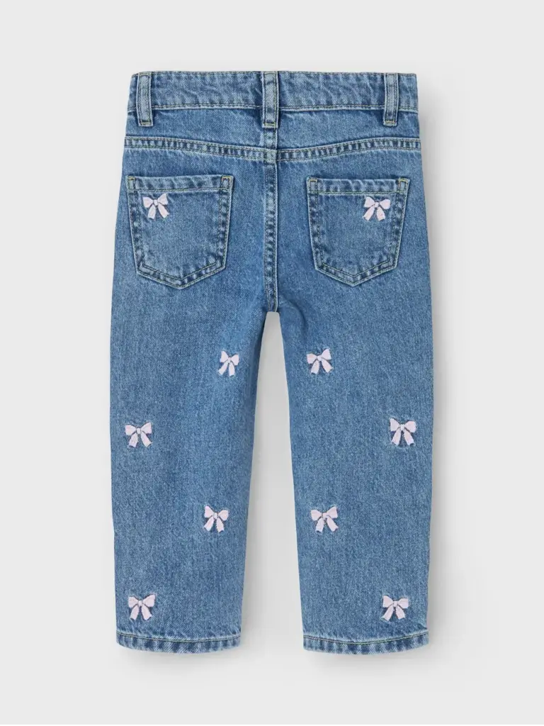 Name It Name it - Bella mom jeans Blue bow