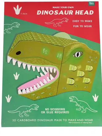 rex london Make your own dinosaur head