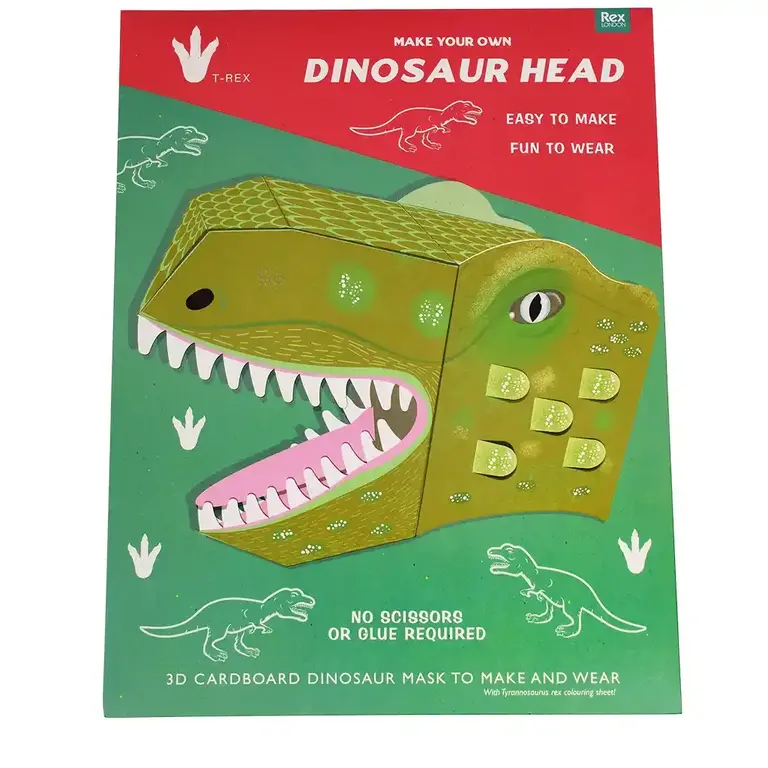 rex london Make your own dinosaur head