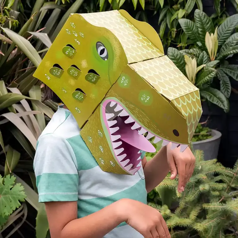 rex london Make your own dinosaur head
