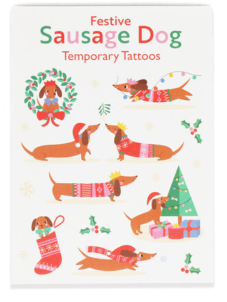 rex london Rex London - tattoos - Festive Sausage Dog