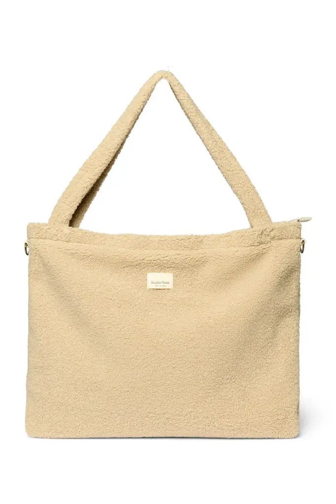 studio noos Studio Noos - ecru teddy diaper bag