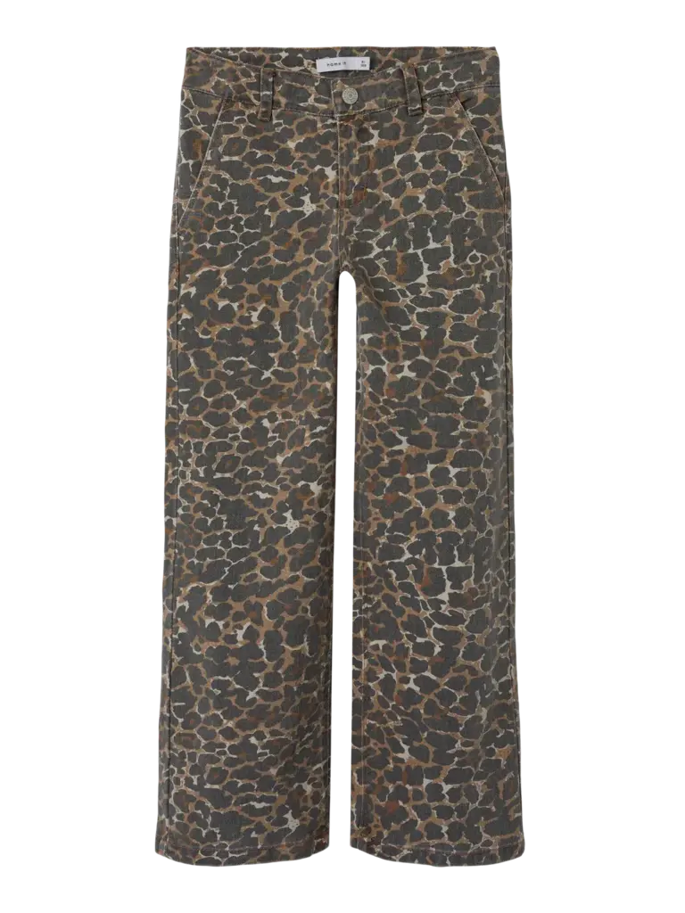 Name It Name it - Rose wide Leopard jeans