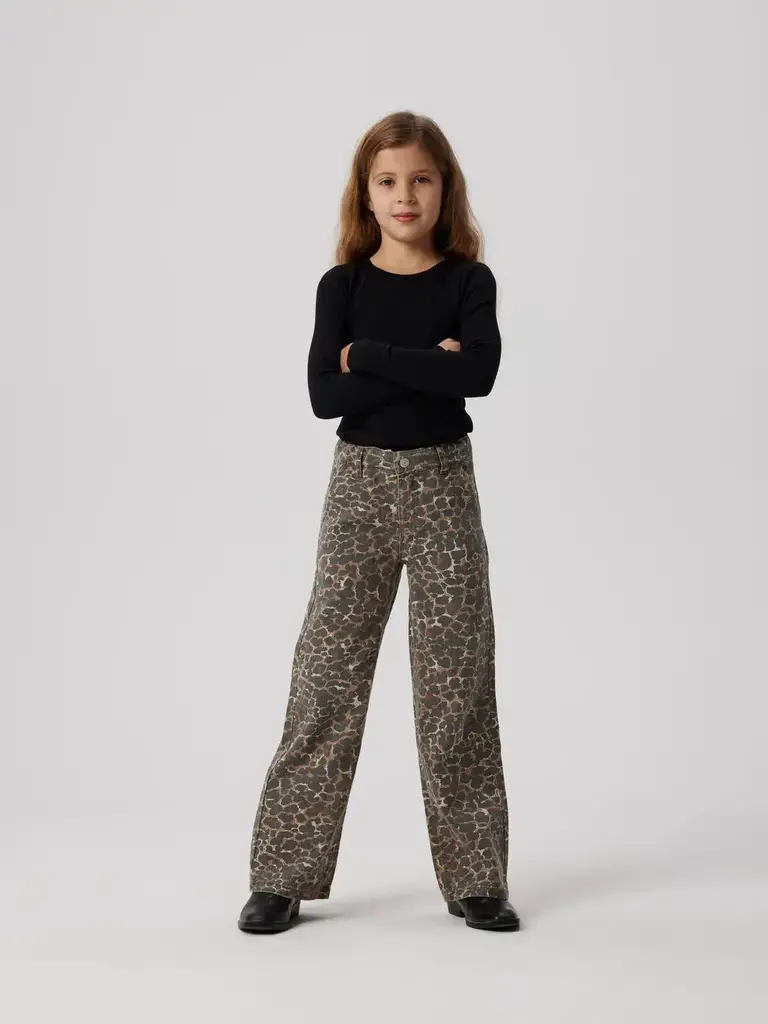Name It Name it - Rose wide Leopard jeans
