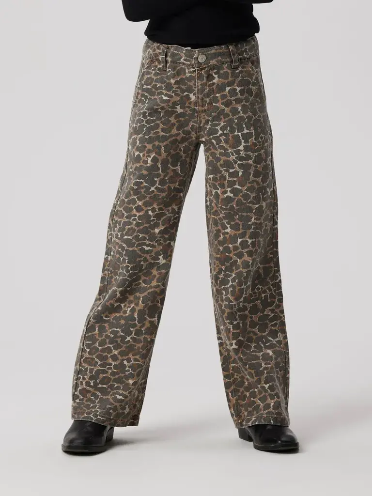 Name It Name it - Rose wide Leopard jeans