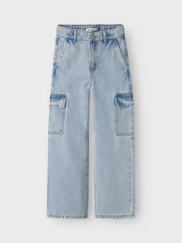 Name It Name it - Rose wide cargo Light Blue Denim
