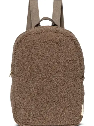 studio noos Studio Noos - Brown Teddy Midi Backpack