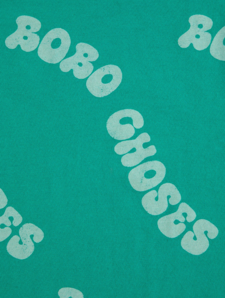 Bobo Choses Bobo choses - Wavy bobo all over t-shirt green