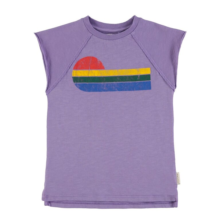 piupiuchick Piupiuchick - t-shirt dress purple/multicolor