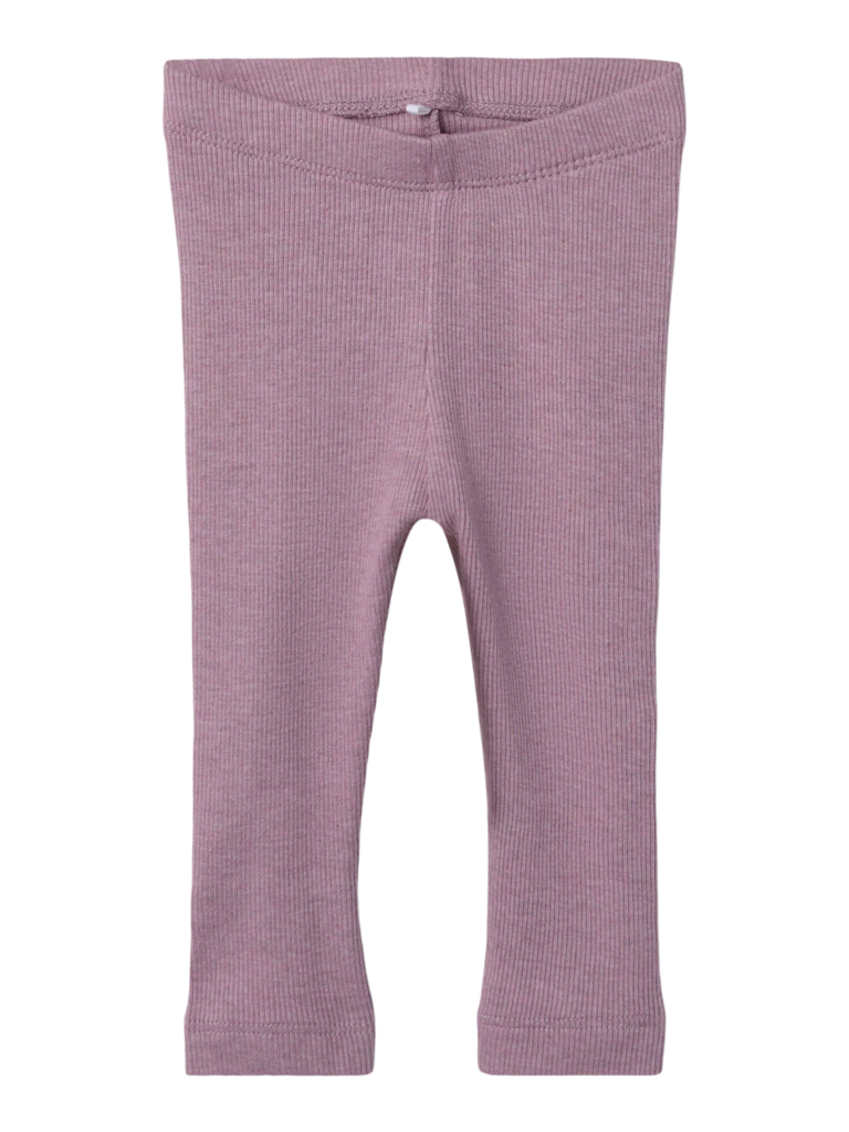 Name It Name it - Basic rib legging Elderberry