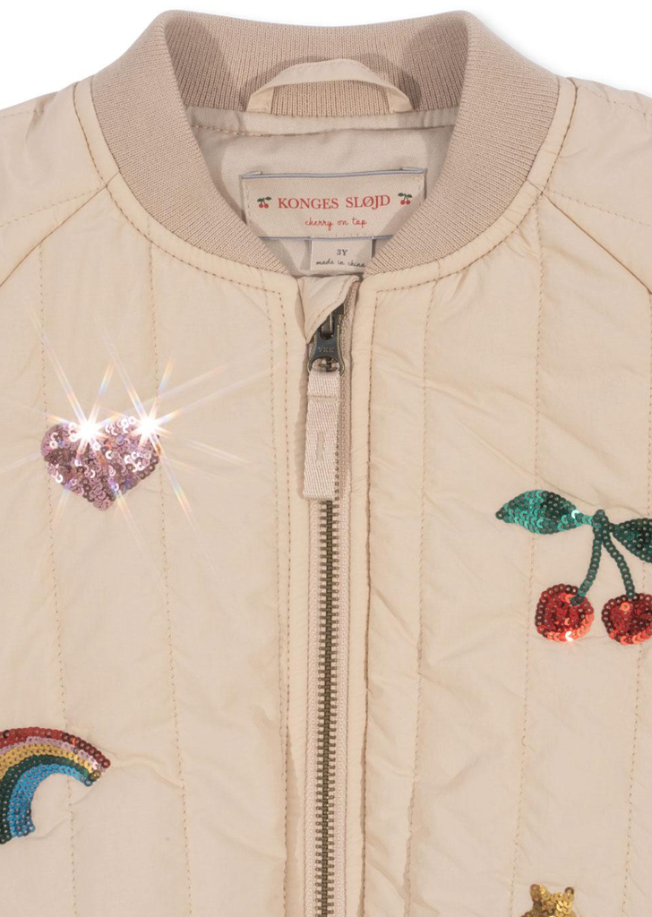 Konges Sløjd Konges slojd - Juno sequin bomber smoke gray