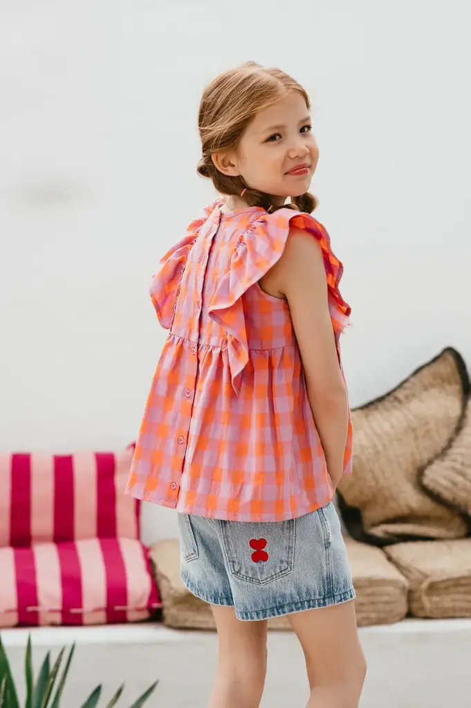 petit blush Petit blush - JEANS SHORT LIGHT BLUE WASHED