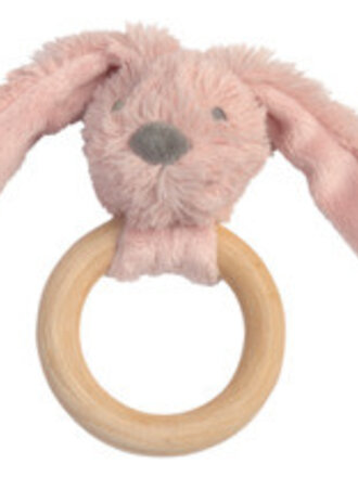 Happy Horse Happy horse - Old Pink Rabbit Richie Wooden Ring Happy Horse Happy horse - Old Pink Rabbit Richie Wooden Ring