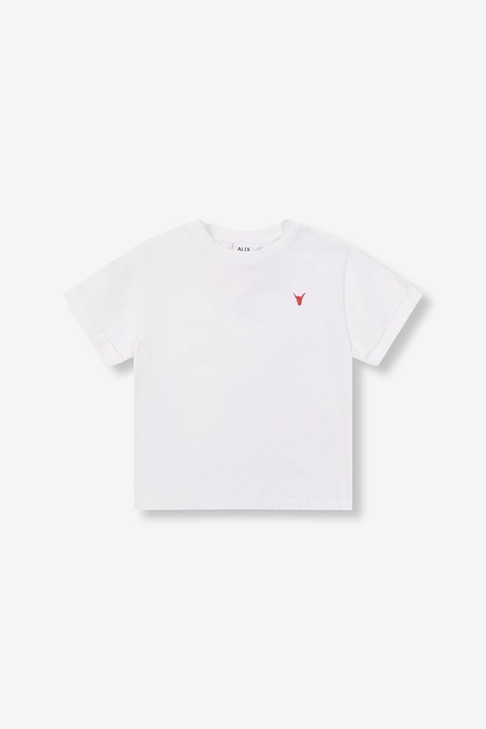Alix the label Alix mini - Knitted ALIX T-shirt soft white