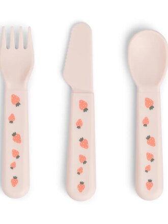 Done By Deer Done by deer - foodie cutlery set tiny farm pink