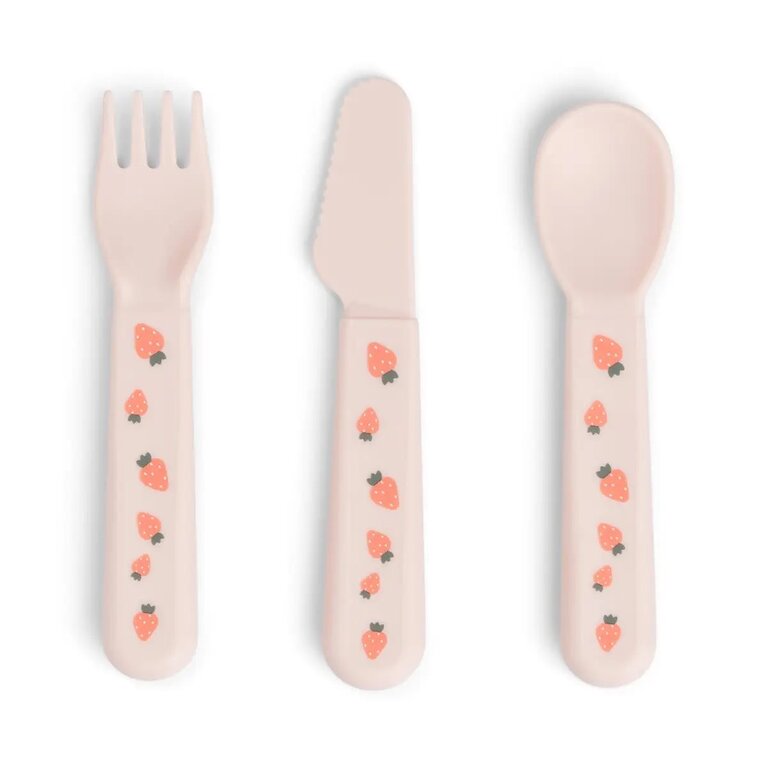 Done By Deer Done by deer - foodie cutlery set tiny farm pink