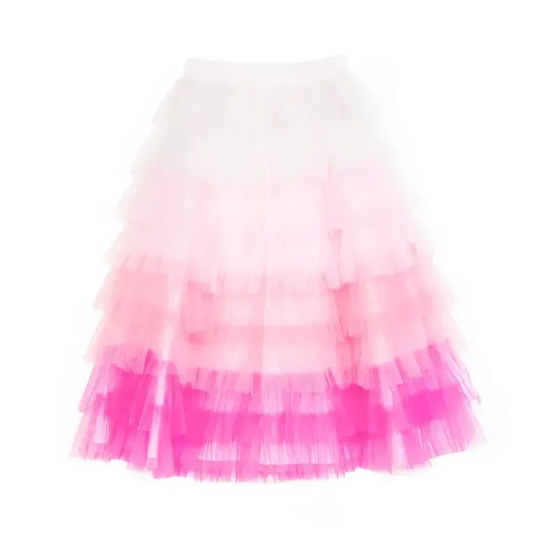 ratatam Ratatam -Pink Frills Skirt
