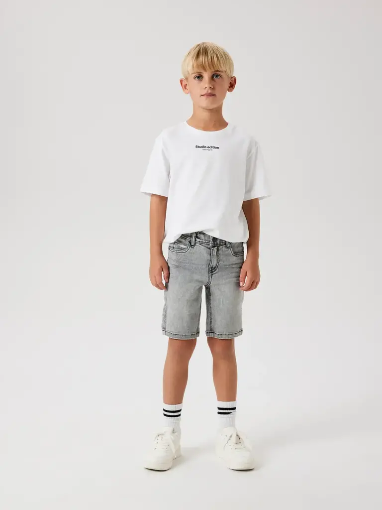 Name It Name it - Theo denim shorts light grey