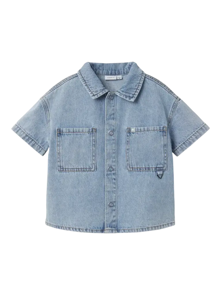 Name It Name it -HALF DNM BOXY SHIRT MINI