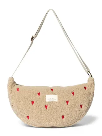 studio noos Studio Noos - adult fanny pack teddy heart  ecru