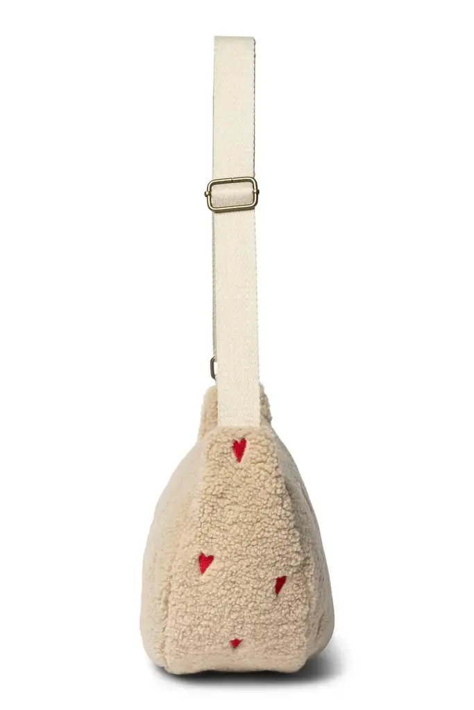 studio noos Studio Noos - adult fanny pack teddy heart  ecru
